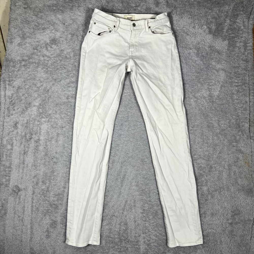 Baldwin Henley Slim Straight Jeans White 101000SAND Whitesand Mens 29x34 USA